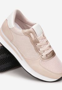 Renee - Różowe Sneakersy Lynntyse. Kolor: różowy. Materiał: materiał #3