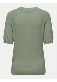 only - ONLY Sweter Lecia 15339541 Zielony Regular Fit. Kolor: zielony. Materiał: wiskoza #5