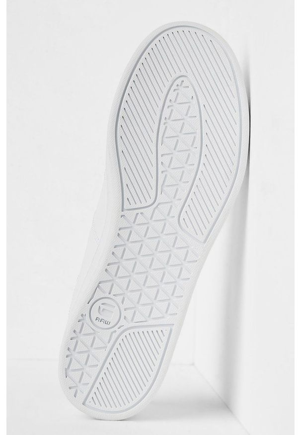 G-Star RAW - G-Star Raw - Buty. Nosek buta: okrągły. Zapięcie: sznurówki. Kolor: biały. Materiał: guma