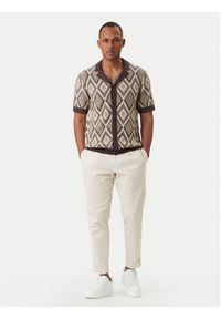 JOOP! Jeans Koszula Diamor 30101667 Brązowy Regular Fit. Kolor: brązowy. Materiał: bawełna #2