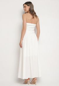 Born2be - Biała Sukienka z Bawełny Typu Bodycon Filarose. Okazja: na co dzień, na imprezę, na randkę. Kolor: biały. Materiał: bawełna. Typ sukienki: bodycon. Styl: klasyczny, elegancki, casual #7