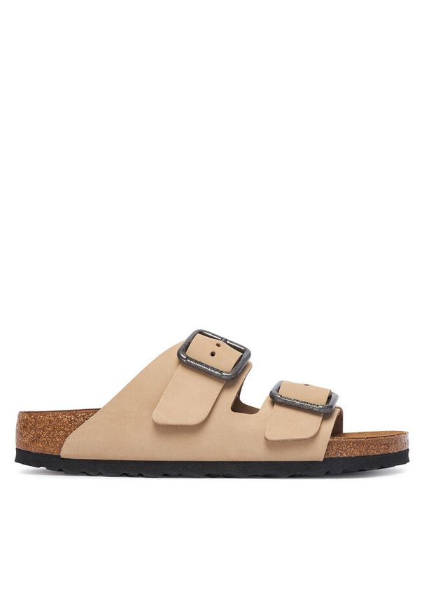 Klapki Birkenstock. Kolor: beżowy