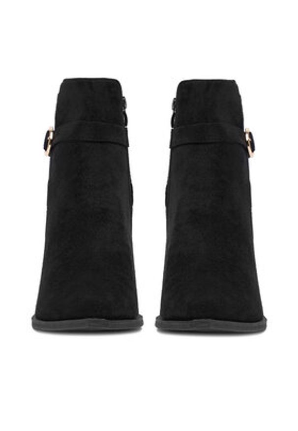 DeeZee Botki 3030 Czarny. Kolor: czarny. Materiał: materiał