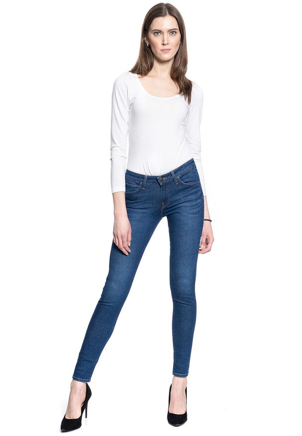 Lee - DAMSKIE SPODNIE JEANSOWE LEE SCARLETT DARK FAVOURITE L526RONR 112111890