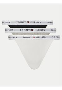 TOMMY HILFIGER - Tommy Hilfiger Komplet 3 par stringów UW0UW05757 Kolorowy. Materiał: bawełna. Wzór: kolorowy