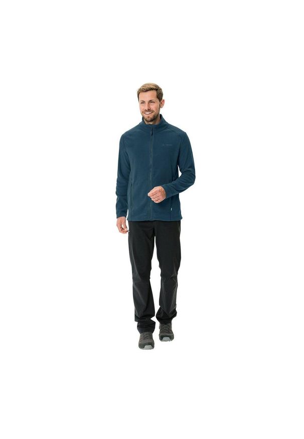Vaude - Polar VAUDE Rosemoor II. Kolor: niebieski. Materiał: polar. Wzór: aplikacja