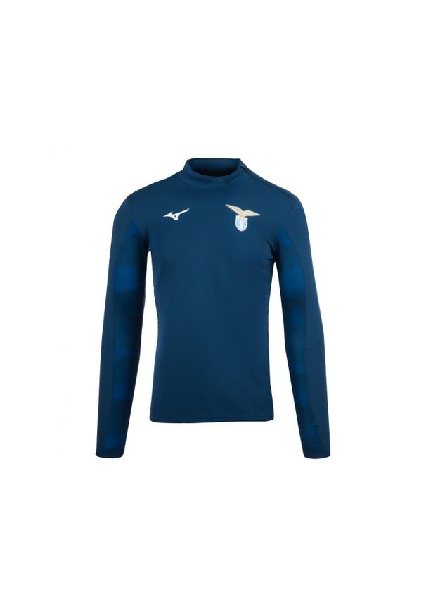 Mizuno - Top treningowy Lazio Rome 2023/24. Kolor: niebieski. Materiał: poliester. Sport: piłka nożna