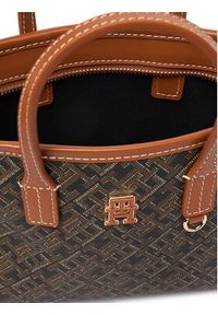 TOMMY HILFIGER - Tommy Hilfiger Torebka Th Monoplay Mini Tote Le AW0AW18848 Czarny. Kolor: czarny. Materiał: skórzane #6