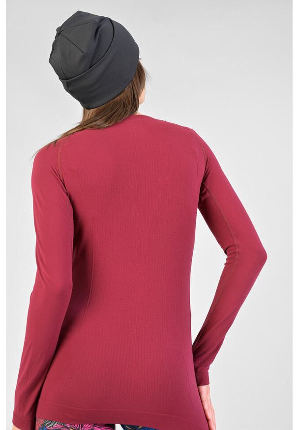 NESSI SPORTSWEAR - Koszulka z długim rękawem do biegania damska Nessi Sportswear Longsleeve Ultra. Kolor: czerwony, wielokolorowy, brązowy. Długość rękawa: długi rękaw. Długość: długie. Sport: bieganie