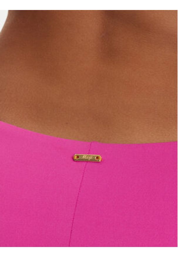 Maaji Dół od bikini Iconic PT3889SCC013 Fioletowy. Kolor: fioletowy. Materiał: syntetyk