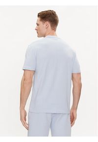 Calvin Klein T-Shirt Line Logo K10K112489 Niebieski Regular Fit. Kolor: niebieski. Materiał: bawełna #3