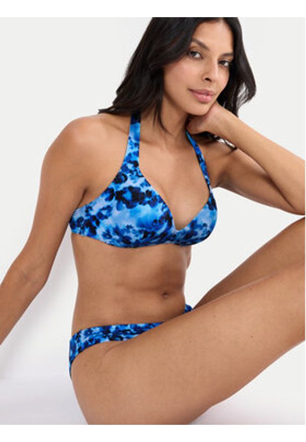 Triumph Góra od bikini Midnight Swim 10226507 Niebieski. Kolor: niebieski. Materiał: syntetyk