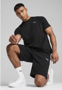 Puma - Męska koszulka PUMATECH PUMA Black. Kolor: czarny. Długość rękawa: raglanowy rękaw. Wzór: aplikacja, nadruk