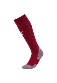 Getry piłkarskie Puma Liga Socks Core M 703441 09. Kolor: biały, czerwony, szary, wielokolorowy. Sport: piłka nożna