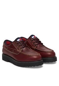 Tommy Jeans Półbuty Archive '01 Boat Shoe Leather EM0EM01651 Brązowy. Kolor: brązowy. Materiał: skóra #6