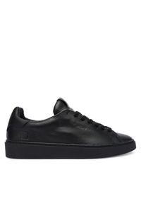 D.A.T.E. Sneakersy Levante Mono M431-LV-MN Czarny. Kolor: czarny. Materiał: skóra