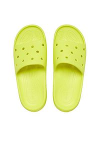 Crocs Klapki Classic Slide V2 209401 Żółty. Kolor: żółty