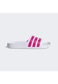 Adidas - Klapki adilette Aqua Kids. Kolor: różowy, biały, wielokolorowy. Styl: elegancki, sportowy