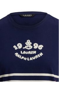 Lauren Ralph Lauren - LAUREN RALPH LAUREN T-Shirt 200B21056001 Granatowy Relaxed Fit. Kolor: niebieski. Materiał: bawełna #2