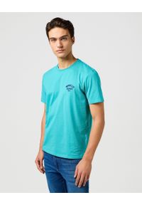Wrangler - MESKA KOSZULKA WRANGLER SMALL LOGO TEE LATIGO BAY 112362813 #3