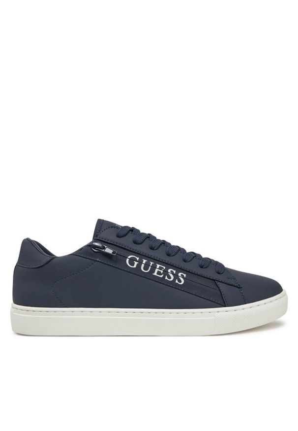 Guess Sneakersy FMJTIK ELE12 Granatowy. Kolor: niebieski. Materiał: skóra