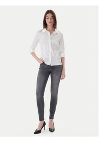Guess Koszula W2YH41 WAF10 Biały Slim Fit. Kolor: biały. Materiał: bawełna #2