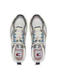 Tommy Jeans Sneakersy Archive Retro Runner EM0EM01486 Srebrny. Kolor: srebrny. Materiał: materiał #6