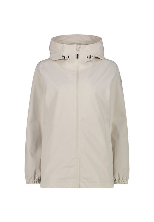 Kurtka przeciwdeszczowa damska CMP Verge Jacket Fix Hood. Kolor: biały. Sport: turystyka piesza