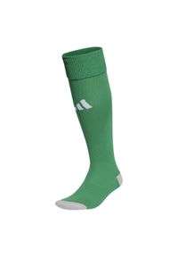 Getry piłkarskie Adidas Milano 23. Kolor: zielony. Materiał: elastan, poliester. Sport: piłka nożna #1