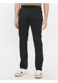 Napapijri Spodnie materiałowe Yasuni NP0A4H1G Czarny Regular Fit. Kolor: czarny. Materiał: bawełna