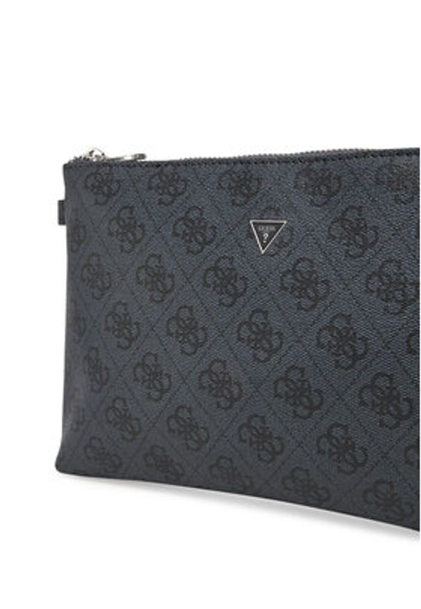 Guess Saszetka PMHULO P5238 Czarny. Kolor: czarny. Materiał: skóra
