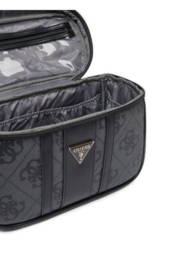 Guess Kosmetyczka TWSO78 38039 Szary. Kolor: szary. Materiał: skóra