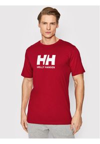 Helly Hansen T-Shirt Logo 33979 Czerwony Regular Fit. Kolor: czerwony. Materiał: bawełna