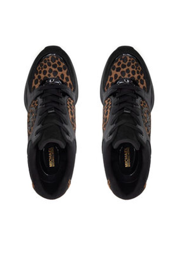 Michael Kors Sneakersy Zuma Trainer 43R5ZUFS1H Czarny. Kolor: czarny. Materiał: skóra