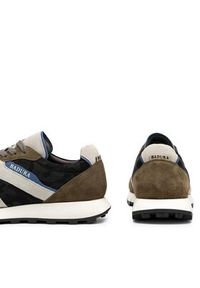 Badura Sneakersy JEFFREY-04 MI08 Khaki. Kolor: brązowy. Materiał: zamsz, skóra #3