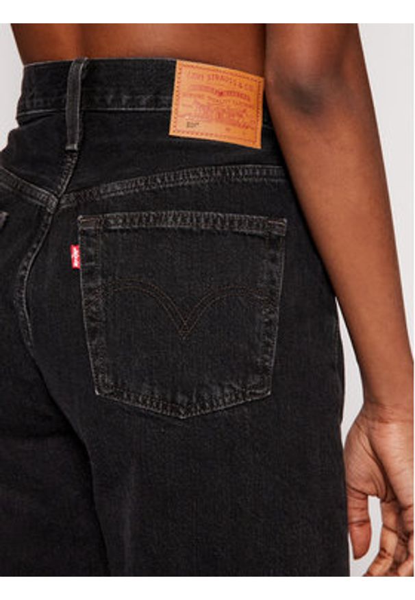 Levi's® Szorty jeansowe 501™ 85833-0016 Czarny Regular Fit. Kolor: czarny. Materiał: bawełna, jeans