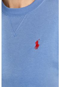 Polo Ralph Lauren - Bluza bawełniana. Okazja: na co dzień. Typ kołnierza: polo. Kolor: niebieski. Materiał: bawełna. Styl: casual #5