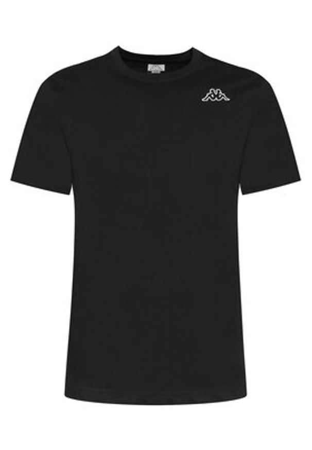 Kappa Komplet t-shirtów Logo Myrto 322563W Czarny Regular Fit. Kolor: czarny. Materiał: bawełna