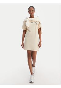 Reebok Sukienka codzienna Surya RK25502CCW Beżowy Regular Fit. Okazja: na co dzień. Kolor: beżowy. Materiał: bawełna. Typ sukienki: proste. Styl: casual #5