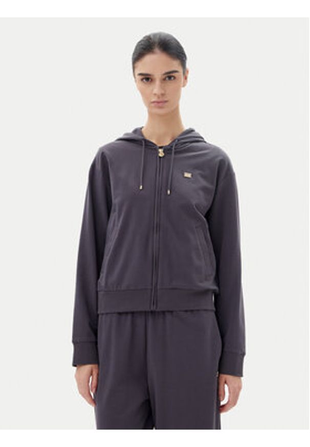 EA7 Emporio Armani Dres 7W000086 AF13135 U8115 Szary Wide Leg. Kolor: szary. Materiał: bawełna