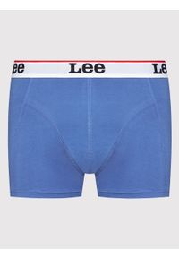 Lee - LEE 2-PACK TRUNK MĘSKIE BOKSERKI OBCISŁE LOGO WHITE/BLUE LP03CKWT 112145717 #1