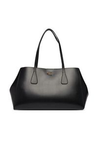 Calvin Klein Torebka Ck Snap Large Tote LV04F3502G Czarny. Kolor: czarny. Materiał: skórzane #5
