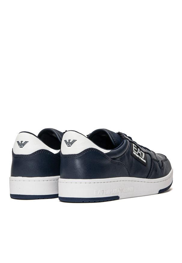 Sneakersy męskie granatowe EA7 Emporio Armani X8X086 XK221 Q234. Kolor: niebieski. Sezon: lato
