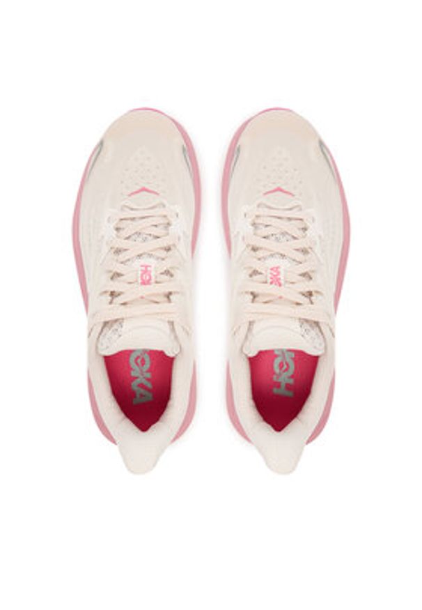 HOKA - Hoka Buty do biegania Clifton 10 1168860 Écru. Kolor: kremowy. Materiał: materiał