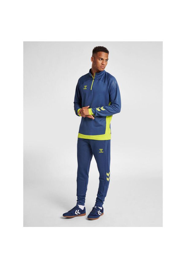 Bluza do piłki ręcznej męska Hummel hml LEAD. Kolor: szary, niebieski, wielokolorowy, zielony. Sezon: zima