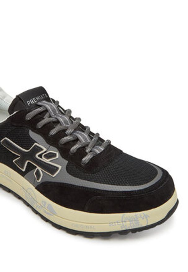 Premiata Sneakersy Nous Var 7230 Czarny. Kolor: czarny. Materiał: materiał