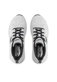 skechers - Skechers Sneakersy Glee For All 149713/WBK Biały. Kolor: biały. Materiał: materiał