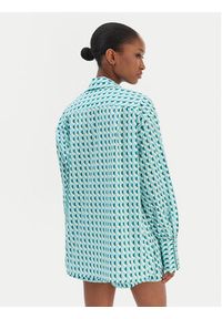 Seafolly Koszula Sorrento 55575-TO Zielony Oversize. Kolor: zielony. Materiał: bawełna #3