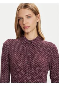 Marc O'Polo Koszula 508 2264 52319 Bordowy Regular Fit. Typ kołnierza: polo. Kolor: czerwony. Materiał: wiskoza #5