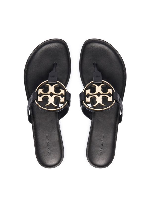 Tory Burch Japonki 167568 Czarny. Kolor: czarny. Materiał: skóra